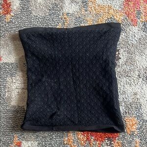 Black Textured Tube Top from Free People